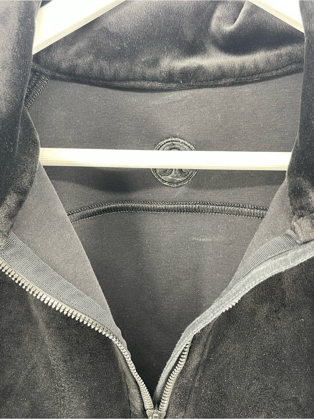 Lululemon Scuba Oversized Funnel-Neck Half Zip Velvet Black Woman’sSize XS/S - Picture 5 of 6